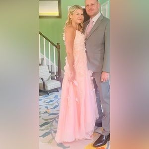 Macduggal Gown - blush pink